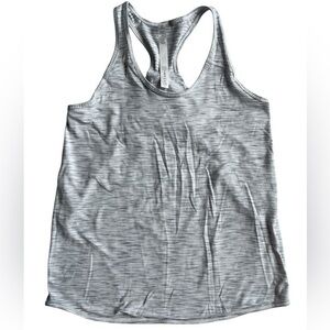 lululemon athletica Heathered Gray Racerback Tank Top